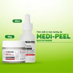Bộ Đôi Dưỡng Trắng Da Medi-Peel 600 Glutathione - Serum & Kem Dưỡng Sáng Da, Làm Mờ Vết Thâm, Giải Pháp Cho Làn Da Khỏe Mạnh