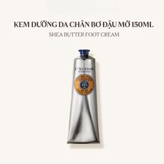 Kem Dưỡng Chân L'Occitane Shea Butter Foot Cream 150ml – Dưỡng Ẩm, Mềm Mại, Phục Hồi Da Gót Chân 388401