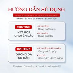 Combo Mờ Nám Trắng Da Melasma X - Kem Nám 3D & Kem Dưỡng Trắng 3D Giảm Nám, Sáng Da, Ngừa Lão Hóa, Chăm Sóc Da Mặt Hàn Quốc