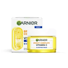 Kem Dưỡng Sáng Da Garnier Bright Complete 50ml - Yoghurt Sleeping Mask Và Water Gel Chăm Sóc Da Ngày Đêm, Rạng Rỡ Tươi Trẻ