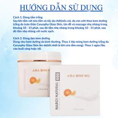 Kem Dưỡng Trắng Da Narci Natural Smooth White Body 200g - Sáng Da, Cung Cấp Ẩm, Chống Lão Hóa - Dưỡng Da Toàn Thân Từ Hàn Quốc