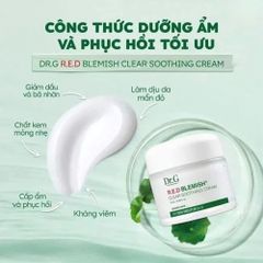Kem Dưỡng Da Dr.G Red Blemish Clear 70ml - Kem Làm Dịu, Cấp Ẩm Cho Da Nhạy Cảm, Hỗ Trợ Phục Hồi Và Giảm Đỏ, Không Nhờn Dính