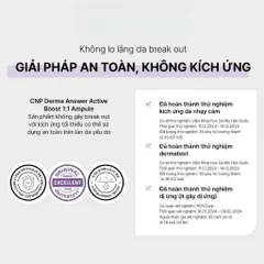 Tinh Chất PDRN CNP Derma Answer Active Boost Ampule 15ml - Căng Bóng Sáng Da, Tái Sinh Da 388464