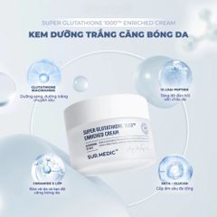 Bộ Đôi Serum + Kem Dưỡng Trắng SUR.MEDIC Super Glutathione Bright 82ml - Làm Sáng Da, Ngăn Ngừa Nếp Nhăn, Dưỡng Ẩm Ở Hàn Quốc