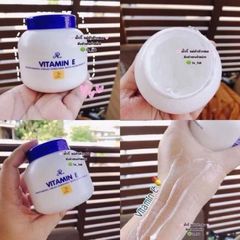 Kem Dưỡng Ẩm Vitamin E Aron Thái Lan 200g - Dưỡng Da Mịn Màng, Trắng Hồng Tự Nhiên, Phục Hồi Da Khô, Ngăn Ngừa Lão Hóa