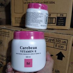 Kem Dưỡng Da Toàn Thân Carebeau Vitamin E Hồng 500g – Dưỡng Ẩm, Sáng Da, Ngăn Lão Hóa 388505