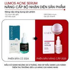 Tinh Chất Serum Giảm Mụn Lumos Acne 5ml - Kiểm Soát Dầu, Làm Dịu Mụn, Dưỡng Da Sáng Mịn Cho Da Dầu Và Nhạy Cảm