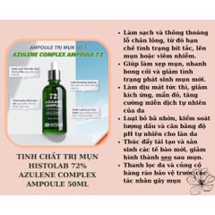 Tinh Chất Serum Histolab Ampoule 50ml - Dưỡng Ẩm, Làm Sáng Da, Phục Hồi Và Kiểm Soát Mụn - Thương Hiệu Hàn Quốc Chất Lượng Cao