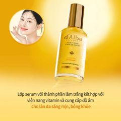 Tinh Chất Serum d'Alba Vita Toning Capsule 100ml - Dưỡng Trắng, Căng Bóng Da, Ngừa Lão Hóa, Phù Hợp Mọi Loại Da