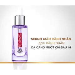 Tinh Chất Dưỡng Sáng Da L'Oreal Glycolic Bright 8% và Hyaluronic Acid Revitalift 1.5% - 30ml Giúp Mờ Thâm, Cấp Ẩm Tối Ưu