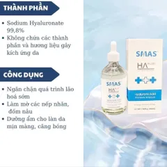 Tinh Chất Serum SMAS Pro Vitamin B5 Hydra & Hyaluronic Acid 100ml- Cấp Ẩm Phục Hồi Sâu, Da Căng Bóng 388543