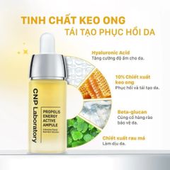 Tinh Chất Serum CNP Laboratory Propolis Energy Ampule 35ml - Phục Hồi Da Nhạy Cảm, Dưỡng Ẩm Chuyên Sâu, Làm Dịu và Tăng Độ Đàn Hồi