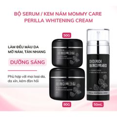Bộ Serum & Kem Nám Mommy Care Perilla Whitening – Dưỡng Sáng Da, Giảm Nám, Cấp Ẩm, Chăm Sóc Da Mặt Hàn Quốc 50ml & 50g/80g