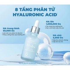 Bộ Đôi Dưỡng Ẩm 9 Wishes Hydra Serum II 30ml & Kem Hydra Ampule 50ml - Phục Hồi Độ Ẩm Cho Mọi Loại Da