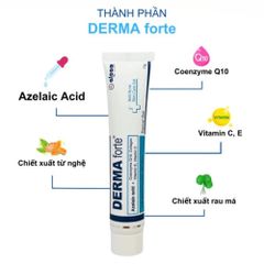 Kem Giảm Mụn Derma Forte 15g - Hỗ Trợ Làm Dịu, Mờ Thâm, Phục Hồi Da Mụn, Dành Cho Da Dầu, Mụn, Sẹo Mới Hình Thành