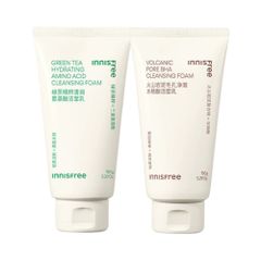Sữa Rửa Mặt Innisfree Green Tea & Volcanic BHA 150ml - Dưỡng Ẩm, Kiểm Soát Nhờn, Làm Sạch Sâu Cho Da Nhạy Cảm và Da Dầu