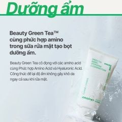Sữa Rửa Mặt Innisfree Green Tea & Volcanic BHA 150ml - Dưỡng Ẩm, Kiểm Soát Nhờn, Làm Sạch Sâu Cho Da Nhạy Cảm và Da Dầu