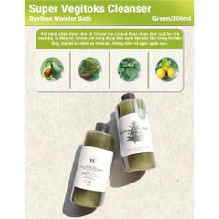 Sữa Rửa Mặt Super Vegitoks 300ml - Sạch Sâu, Thải Độc Từ Rau Củ, Dưỡng Da, Được Yêu Thích Từ Hàn Quốc