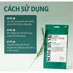 Miếng Dán Giảm Mụn Some By Mi Spot Patch 18 Miếng - Hỗ Trợ Làm Dịu, Chống Nước, Dành Cho Mọi Loại Da