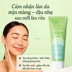 Sữa Rửa Mặt Rau Má Prettyskin 150ml - Làm Sạch Dịu Nhẹ, Phục Hồi Da Nhạy Cảm, Chăm Sóc Da Tự Nhiên, Dùng Hằng Ngày