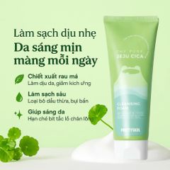 Sữa Rửa Mặt Rau Má Prettyskin 150ml - Làm Sạch Dịu Nhẹ, Phục Hồi Da Nhạy Cảm, Chăm Sóc Da Tự Nhiên, Dùng Hằng Ngày
