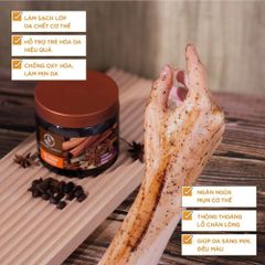 Tẩy Da Chết Cơ Thể Body Quế Hồi Coffee 380g – Làm Mịn Da, Giảm Viêm Lỗ Chân Lông, Dưỡng Da Săn Chắc 388625