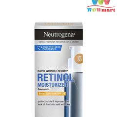 Kem Dưỡng Ẩm Chống Nhăn Ban Ngày Neutrogena Rapid Wrinkle Repair Retinol Moisturizer SPF30 29ml - Giúp Da Trẻ Hóa Nhanh Chóng, Làm Mờ Nếp Nhăn Rõ Rệt.