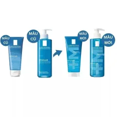 Sữa Rửa Mặt La Roche-Posay Effaclar Gel 200ml/400ml - Chuyên Dụng Cho Da Dầu Mụn Nhạy Cảm, Làm Sạch Sâu và Giảm Dầu Thừa
