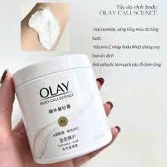 Tẩy Da Chết Olay Body Cellscience B3 Vitamin C 200g - Chăm Sóc Da, Cấp Ẩm, Giảm Mụn Lưng, Hương Hoa Hồng Gỗ Mun