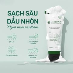 Sữa Rửa Mặt Ngừa Mụn Caryophy 150ml - Cleansing Foam Dưỡng Ẩm X3, Sạch Sâu Gấp 2 Lần cho Da Dầu, Mụn