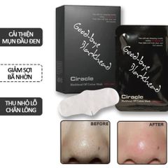 Mặt Nạ Đẩy Mụn Mũi Ciracle Good Bye Blackhead Cotton Mask - Hộp 20 Miếng Cho Da Dầu, Giảm Mụn Đầu Đen Hiệu Quả