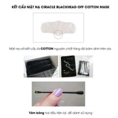 Mặt Nạ Đẩy Mụn Mũi Ciracle Good Bye Blackhead Cotton Mask - Hộp 20 Miếng Cho Da Dầu, Giảm Mụn Đầu Đen Hiệu Quả