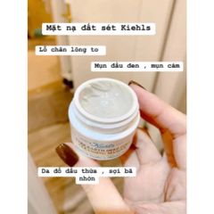 Mặt Nạ Đất Sét Kiehl's 125ml - Làm Sạch Sâu, Giảm Mụn, Se Khít Lỗ Chân Lông Cho Da Dầu, Mỹ