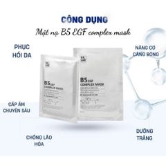 Mặt Nạ KR.LAB B5 EGF Complex – Mặt Nạ Phục Hồi Da, Cấp Ẩm Cho Da Nhạy Cảm, Giảm Đỏ & Kích Ứng, Dưỡng Sáng, Made in Korea