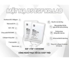 Mặt Nạ KR.LAB B5 EGF Complex – Mặt Nạ Phục Hồi Da, Cấp Ẩm Cho Da Nhạy Cảm, Giảm Đỏ & Kích Ứng, Dưỡng Sáng, Made in Korea