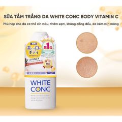 Sữa Tắm Trắng Da White Conc Body Vitamin C Nhật Bản 600ml – Dưỡng Ẩm, Làm Sạch 388702