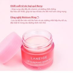 Mặt Nạ Ngủ Môi Laneige Lip Sleeping Mask 20g - Dưỡng Ẩm, Làm Mềm, Tẩy Tế Bào Chết Cho Môi Khô Thâm Nứt Nẻ