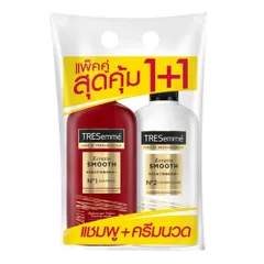 Dầu Gội Xả Tresemmé Keratin Smooth Thái Lan 370ml – Phục Hồi Tóc Hư Tổn, Mềm Mượt Suôn Bóng 388729
