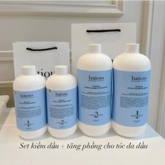 Dầu Gội Xả Batious 500ml - Phục Hồi Tóc Hư Tổn, Dưỡng Ẩm & Kiềm Dầu Cho Tóc Bồng Bềnh, Mượt Mà