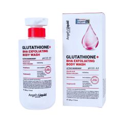 Sữa Tắm Giảm Mụn Angel's Liquid Glutathione + BHA Exfoliating Body Wash 500ml – Làm Sạch Da 388733