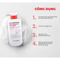 Sữa Tắm Giảm Mụn Angel's Liquid Glutathione + BHA Exfoliating Body Wash 500ml – Làm Sạch Da 388733