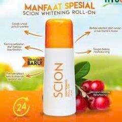 Lăn Khử Mùi Scion Brightening 75ml – Khử Mùi, Làm Sáng Da Dưới Cánh Tay, Hương Nhài & Hoa Sen, Sản Phẩm Thái Lan Chính Hãng