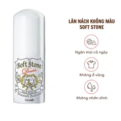 Lăn Nách Đá Khoáng Soft Stone Nhật Bản 20g - Giảm Tiết Mồ Hôi, Khử Mùi Hiệu Quả, An Toàn Cho Da Nhạy Cảm