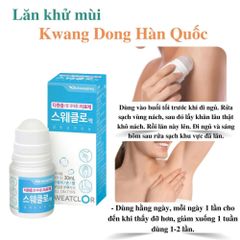Lăn Khử Mùi Kwangdong Hàn Quốc 30ml – Khử Mùi, Ngừa Ố Vàng & Hỗ Trợ Giảm Thâm Vùng Nách 388777