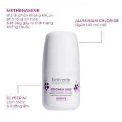 Lăn Khử Mùi Odorex Deo Antiperspirant Roll-on - 20ml – Ngăn Mồ Hôi & Khử Mùi Lâu Dài 10–14 Ngày 388797