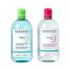 Nước Tẩy Trang Bioderma H2O 500ml - Cho Da Dầu Mụn & Nhạy Cảm, Làm Sạch Dưỡng Ẩm Chuyên Sâu, Pháp Chính Hãng