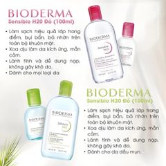 Nước Tẩy Trang Bioderma H2O 500ml - Cho Da Dầu Mụn & Nhạy Cảm, Làm Sạch Dưỡng Ẩm Chuyên Sâu, Pháp Chính Hãng