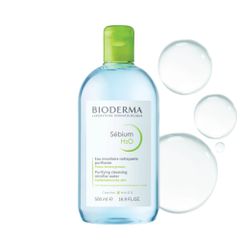 Nước Tẩy Trang Bioderma H2O 500ml - Cho Da Dầu Mụn & Nhạy Cảm, Làm Sạch Dưỡng Ẩm Chuyên Sâu, Pháp Chính Hãng