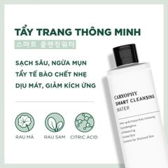 Nước Tẩy Trang Caryophy Smart Cleansing Water 500ml - Dịu Nhẹ, Sạch Sâu, Ngừa Mụn, Phù Hợp Mọi Loại Da