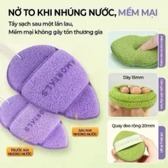 Bông Mút Rửa Mặt Bọt Biển Amortals Dạng Giọt Nước - Làm Sạch Sâu, Dịu Nhẹ Cho Da Nhạy Cảm, Thiết Kế Thông Minh, Dễ Vệ Sinh